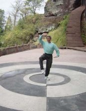 Roger Jahnke practicing Qigong